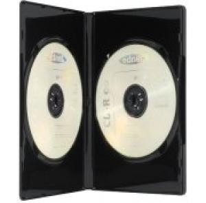 Kastīte DVD dubulta melna 14mm