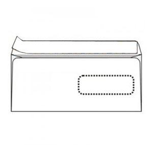 Aploksnes E65 DLHK 110x220mm ar logu