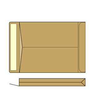 Aploksnes-pakas B4 HK 250x353X38mm brūna krāsa