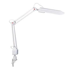 Galda lampa ar spuldzi 11W G23, 220V, balta