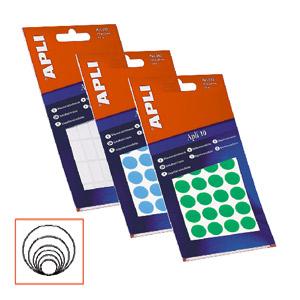 Uzlīmes apaļas 10mm zaļas
