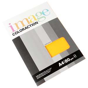 Krāsains papīrs IMAGE C. A4/50lap. 80g/m2 neona oranža krāsa