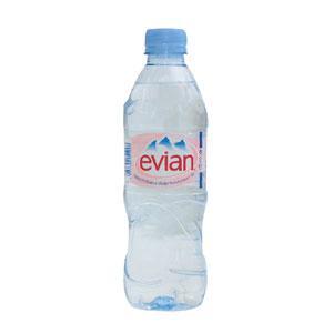 Minerālūdens EVIAN 0.5l negāzēts