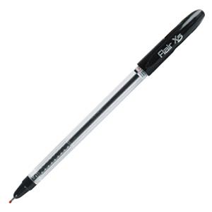 Pildspalva lodīšu X-5 melna Flair