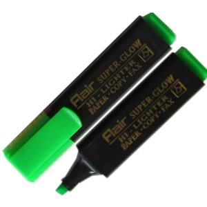 Teksta marķieris FLAIR Super-Glow zaļš