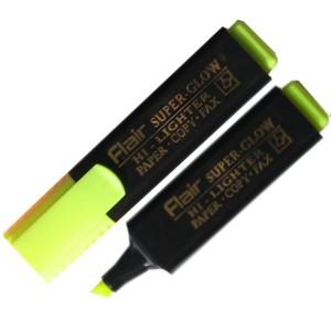 Teksta marķieris FLAIR Super-Glow dzeltens