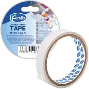 Lotoss.lv: Abpusēja līmlente 18mmx6,  3m papīra pamata