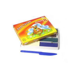 Plastilīns Gamma MULTENES 8 krāsas