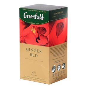 GREENFIELD Ginger Red zāļu tēja 25x2g