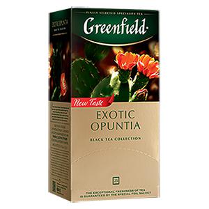 GREENFIELD Exotic Opuntia melnā tēja 25x1.5g