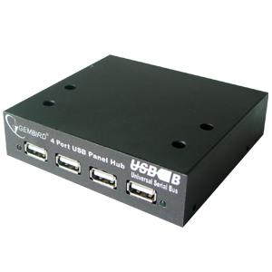 HUB USB internal USB2.0 4port melns Gembird