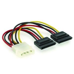 Kabelis Y-power 2xSerial ATA 15cm. Gembird CC-SATA-PSY