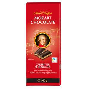 *Tumša šokolāde Mozart 143gr