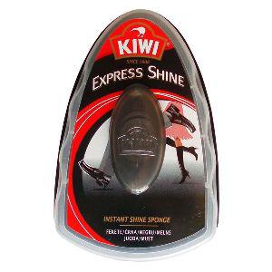 Apavu spodrināšanas švammīte KIWI Express Shine,  melna krāsa