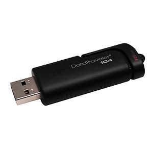 Atmiņa 16GB,  USB2.0,  DT104,  Kingston