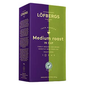 Kafija maltā LOFBERGS Medium roast in cup,  500g.