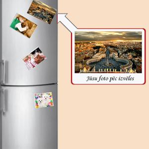 Magnets ar Jūsu attēlu ,  utt 9x7sm
