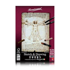 *Albums Sketch&Drawing R704 A5 60lap 90g Renaissance