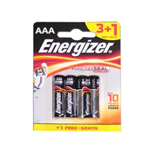 Baterijas AAA LR03 1.5V ENERGIZER,  cena par 4gab.