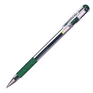 Pildspalva gēla PENTEL K116 HYBRID Gel Grip zaļa