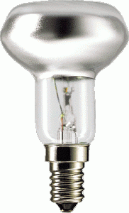 *Spuldze PHILIPS 40W/R50/E14 spoguļu