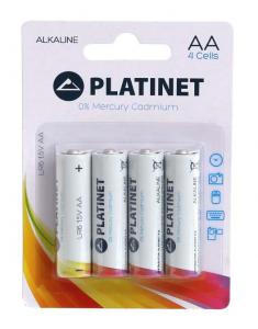 Baterijas AA Platinet Alkaline LR6 1.5V (4gab)