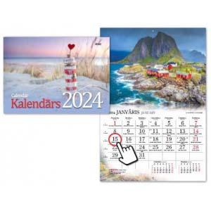 Sienas kalendārs Bilžu ,  Timer 2024g.
