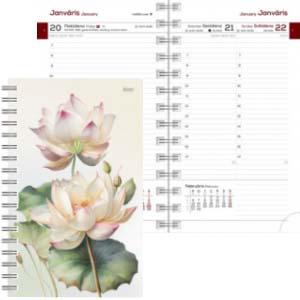 *Kabatas kalendārs MIDI Spiral Design Lotus diena Timer
