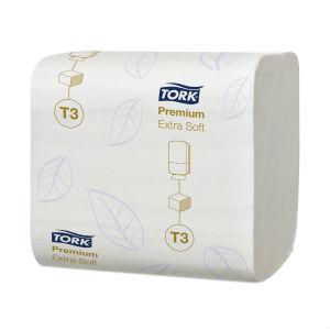 Lotoss.lv: Tualetes papīrs salvetēs TORK Premium Extra Soft T3,  2 slāņi