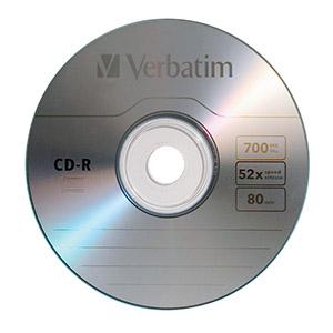 CD-R 80min/700Mb 52x,  1 gab.