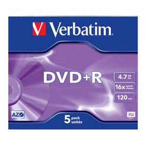DVD+R 120min/4.7Gb/x16 (jewel) AZO 43497