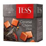 *TESS Caramel Charm melna tēja piramīdas 20x1.8g
