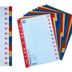 *Sadalītājs A4/1-12 krāsains ar numerāciju Elfen TH